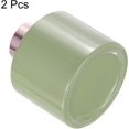 thumbnail image 3 of HARFINGTON 2pcs Empty Glass Diffuser Bottle 140ml/4.7oz Refillable Fragrance Accessories Aromatherapy Jar Container for Replacement Reed Diffuser DIY Home Bathroom Green with Gold Tone Cap, 3 of 6