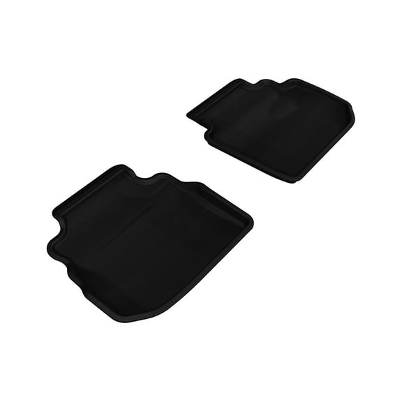 3D MAXpider 2006-2010 Infiniti M35 Kagu 2nd Row Floormats - Black (L1IN01421509)