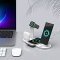 thumbnail image 6 of Wanyng 6 in 1 Wireless Charging Station 15W Fast Charging Stand for iPhone, Watch, Pods, Androids, Apple Charger Stand for Multiple Devices White, 6 of 7