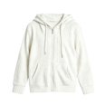 thumbnail image 4 of PureCasa Girls' Zip Up Sweaters Solid Color Loose Fit Hoodies Soft Comfy Long Sleeve Knit Sweater Hoodie With Pockets, 4 of 5