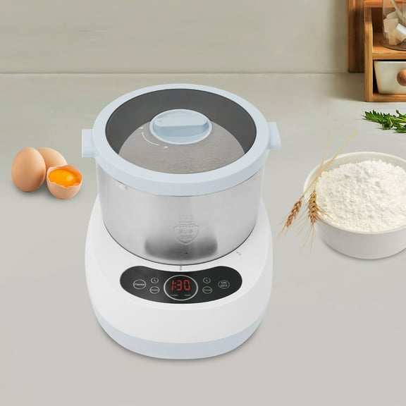 5L Electric Dough Mixer 304 Stainless Steel Dough Maker with Ferment Function