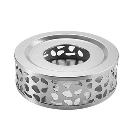 

Tea Coffee Teapot Warmer Candle Light Round Base Heater Holder Steel O6Q4 Y6G6