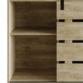 thumbnail image 5 of Castle Place Farmhouse Sideboard Buffet Cabinet, Light Oak, 5 of 7