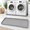 Gray-53.5"×27"×0.78", variant on Black Washing Machine Drain Pan Mat 53.5"×27"×0.78" Silicone Floor Protector