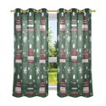 thumbnail image 6 of Yayeee Window Curtains Light Filtering 63"x52" Grommet Panel Pair Home Living Room Decor, Christmas Hats, 6 of 7