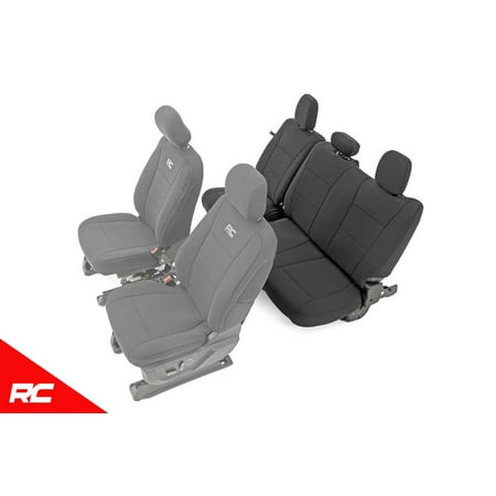 Water Closet Rough In Dimensions Rough Country Neoprene Seat Covers Rear Black (fits) 2015-2019 F150 ( F-150 ) XL / XLT Water Resistant Rear 91017 ()