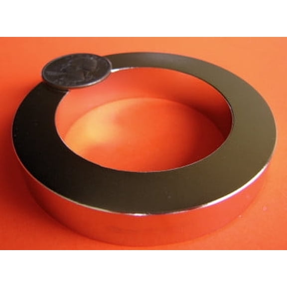 Neodymium Ring Magnets 3 in OD x 2 in ID x 1/2 in Rare Earth