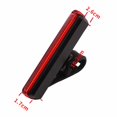 thumbnail image 1 of Roja Para Bicicleta Cob Brillante Para Bicicleta, Linterna Trasera De Seguridad Para Ciclismo, Se Adapta A Cualquier Bicicleta O Casco, 4 Opciones De Modo De Luz Kearding OD008931-00, 1 of 7
