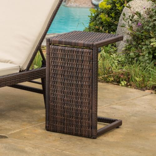 Forrest Outdoor Wicker Accent Table