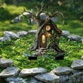 thumbnail image 6 of Lilixerw Treehouses Garden Stake,Garden Miniature Tree House Decorative Stake for Lawn and Yard, 6 of 6
