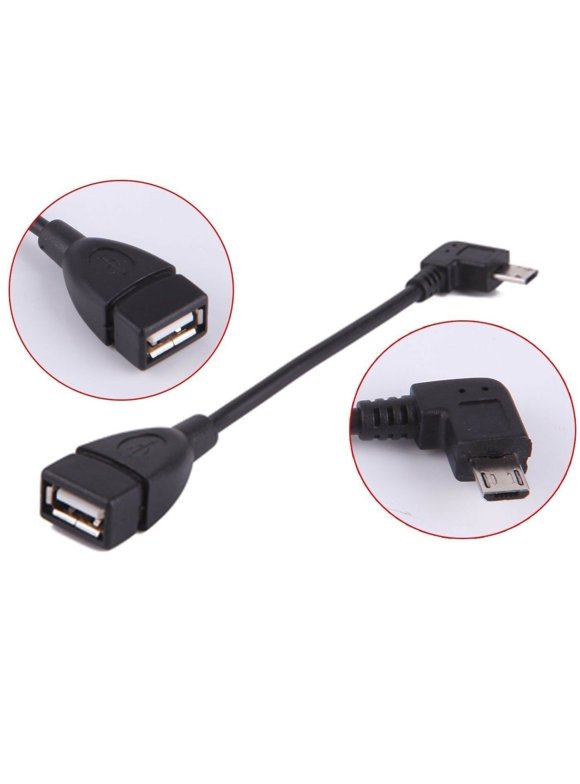 CableVantage Micro USB B Male to USB 2.0 A Female OTG Adapter Converter Cable For Nexus 7