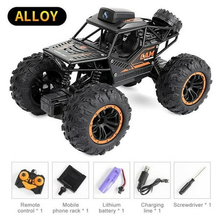 Seyurigaoka Remote Control Photo Car, Off-Road Toy, HD Camera Smart Phone App WIFI USB Rechargeable Shook-Proof Vehicle