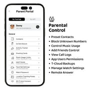 TickTalk 5 Kids Smartwatch with GPS, Calls & Texts, Parental Controls, SOS & 911, Free Music – T-Mobile Network (Activated via TickTalk)