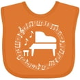 thumbnail image 3 of Inktastic Piano Student Music Teacher Gift Idea Boys or Girls Baby Bib, 3 of 4