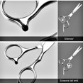 thumbnail image 3 of Cutting 6 Inch Professional Household Hair Cutting Thinning Flat Straight Scissors Barber Shears, 3 of 7