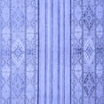 thumbnail image 1 of Ahgly Company Indoor Square Abstract Blue Modern Area Rugs, 7' Square, 1 of 4