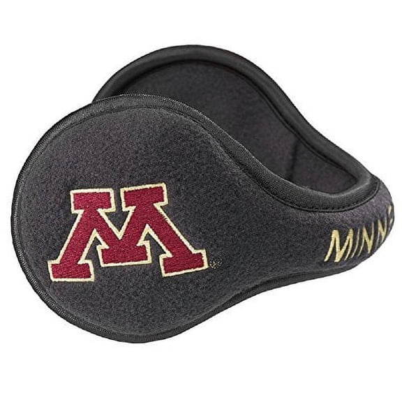 Degrees By 180s NCAA Minnesota Gophers Collapsible Behind-The-Head Fleece Winter Ear Warmer, Unisex, One Size Fits Most
