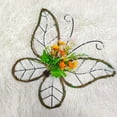 thumbnail image 4 of Butterfly Shaped Wreath with Flowers, Natural Rattan Twig Garland Spring Artificial Floral Wreaths for Front Door Wall Door Window Decor, 4 of 9