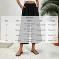 thumbnail image 3 of Cagogo Women Capri Pants Cotton Linen Wide Leg Elastic Waist Flowy Casual Summer Beach Trousers Loose High Waisted Palazzo Pants with Pockets Travel Work Clothes, Watermelon Red M, 3 of 7