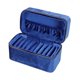 thumbnail image 3 of Caja organizadora para guardar pulseras, con cremallera, para viajes, para llevar y exhibir joyas Azul real, 3 of 9