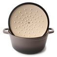 thumbnail image 4 of BergHOFF Neo 4pc Cast Iron Cookware Set, 3qt. & 7qt., Oyster, 4 of 10