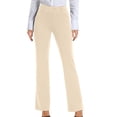 thumbnail image 2 of Puntoco Pants for women High Waisted Work Pants for Women Wide Leg Dress Pants Straight Trousers Casual Business Slacks with Pockets Khaki 8(L), 2 of 8