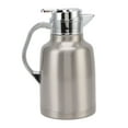 thumbnail image 1 of Tetera térmica de acero inoxidable 304, cafetera aislada, tetera de bienvenida para hotel y restaurante, color plateado, 1 of 14
