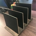 thumbnail image 6 of HEALEEP 10Pcs Wood Mini Chalkboard Sign Stand Up Chalk Board for Cafe and Restaurant Decoration, 6 of 8