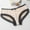 Beige, variant on loopsun Womens Briefs,Women's Fashionable Classic High Waisted Breathable And Seductive Solid Color Underwear