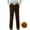 01 Khaki, variant on KIHOUT Mens Dress Pants Solid Color Drawstring High Waist Loose Straight Leg Corduroy Business Pants with Pockets,Size M