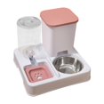 thumbnail image 1 of Feltree 5L Auto Pet Feeder & Water Dispenser Combo, Leakproof Split-Design for Cats/Rabbits with Transparent Food-Level Window, 1 of 6