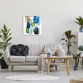 thumbnail image 2 of Stupell Industries Vivid Blue Circle Shapes Abstract Pebbled Design Painting White Framed Art Print Wall Art, Design by Liz Jardine, 2 of 7
