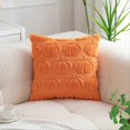 thumbnail image 3 of Autumn Light Luxury High-Grade Pumpkin Pillow Pillowcase,Dark Orange, 3 of 5