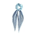 thumbnail image 4 of Pañuelo para el pelo, coletero, accesorio de moda para el cabello para mujeres y niñas, ideal como regalo de fiesta. Azul, 4 of 10