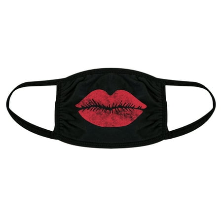 Big Lips Face Mask Funny Kiss Novelty Graphic Nose And Mouth Covering