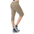 thumbnail image 2 of Women's Butt Lift Super Comfy Stretch Denim Capri Jeans, 2 of 4