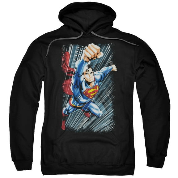 Superman - Faster Than - Pull-Over Hoodie - Large