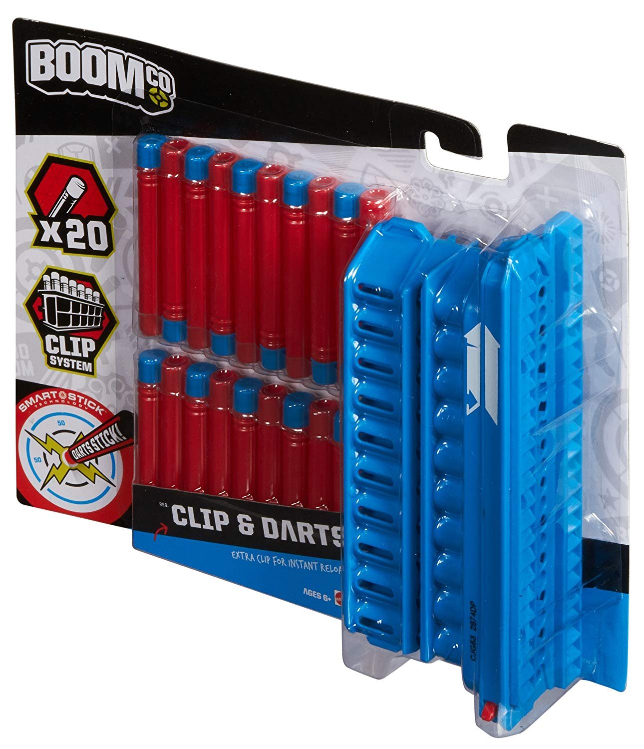 BOOMco. Clip and Darts, Blue - Walmart.com