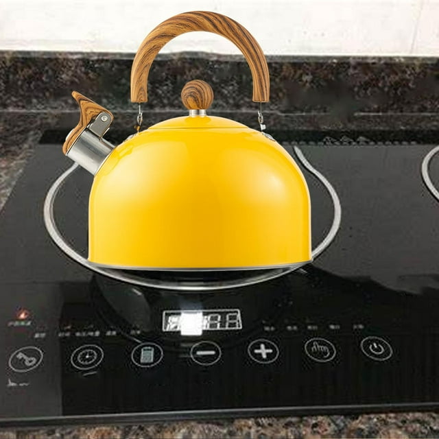 Whistling Kettle Tea Wder Kettle utensilios se aplica a varios fabricantes de té de hervidor de hervidor de estufas para acampar en interiores al aire