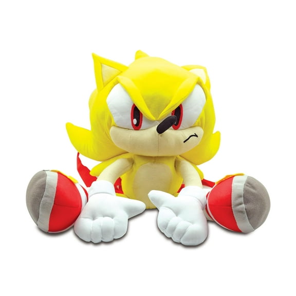 Sonic The Hedgehog Super Sonic 18 Inch Plush Backpack