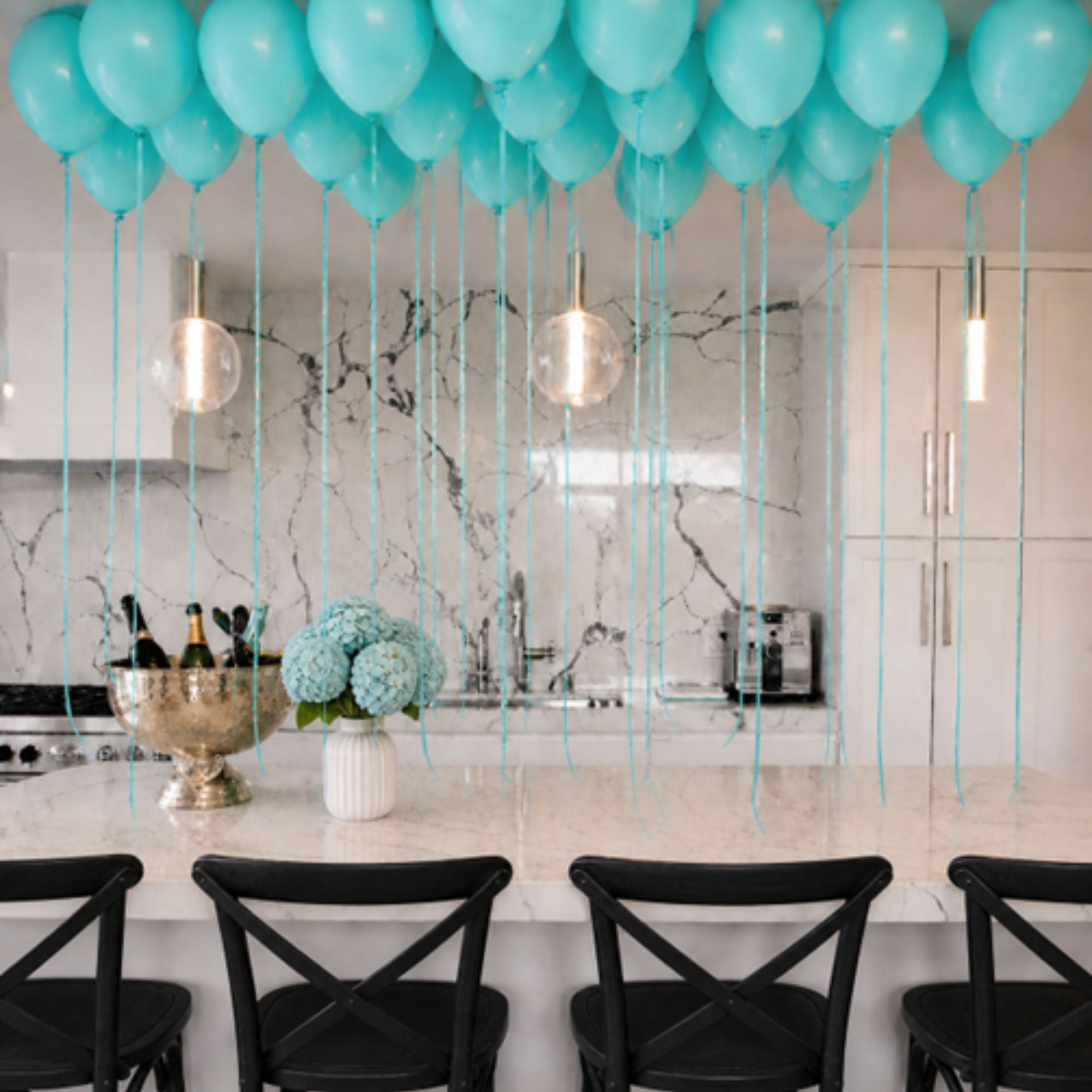 12" Teal Latex Balloons, 15 Pieces, by Way To Celebrate