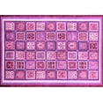 thumbnail image 1 of Ahgly Company Indoor Rectangle Abstract Pink Modern Area Rugs, 5' x 8', 1 of 4