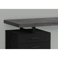thumbnail image 4 of Monarch Specialties Computer Desk, Home Office, Laptop, Left, Right Set-up, Storage Drawers, 48"l, Work, Metal, Laminate, Black, Grey, Contemporary, Modern, 4 of 4