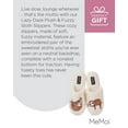 thumbnail image 7 of MeMoi Women's Lazy Daze Sloth Hard Bottom Slippers - Womens - Female (M 7-8, Ivory), 7 of 7