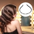 thumbnail image 5 of Unique Bargains 1Pc Bling Rhinestone Headband Unspecified Shapes White Rhinestone Headband for Women 5.31"x0.39", 5 of 6