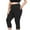 Black, variant on BLOCLOALO Yoga Pants Stretch Pants 2025 New Women's Plus Size Yoga Pants with Pockets High Waisted Length Capri Pants Workout Pants Active Pants Black Xxl