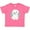 Hot Pink, variant on Maltese Puppy Dog Boys or Girls Baby T-Shirt