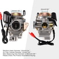 thumbnail image 2 of Carburador GOOFIT PD24J 24 mm para GY6 125 cc 150 cc 4 tiempos, 2 of 7