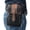 Black&Brown, variant on Vintage Faux Leather Bag for Men, 3-in-1 Crossbody with Carabiner & Belt Loop, Large Capacity Pouch with Multiple Compartments for Travel, Daily Carry
