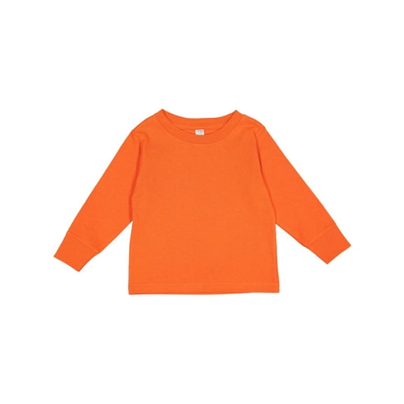 Toddler Long-Sleeve T-Shirt - ORANGE - 3T
